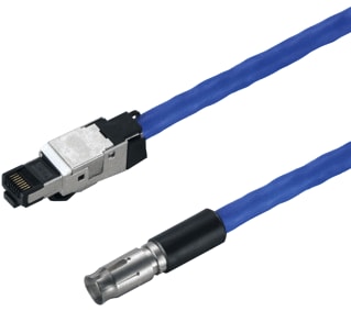 Weidmüller - Patchkabel twisted pair v industrie 2451100150