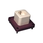ABB - Hafobox 3640 S Deksel voor opbouwdoos wand/plafond Deksel Rood 1-Voudige Wcd