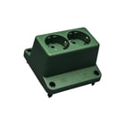 ABB - Hafobox 3640 S Deksel voor opbouwdoos wand/plafond Deksel 3640 2-V Wcd Groen
