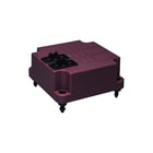 ABB - Hafobox 3640 S Deksel voor opbouwdoos wand/plafond Deksel Rood Gst18 2X3-P +