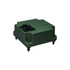 ABB - Hafobox 3640 S Deksel voor opbouwdoos wand/plafond Deksel Groen Gst18 2X3-P +