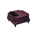 ABB - Hafobox 3640 S Deksel voor opbouwdoos wand/plafond Deksel Rood Gst18 3X3-P