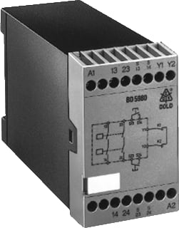 Dold - BD5980 Relais vr veiligheidsstroomcircuits twee hand bd5980n02 24vac