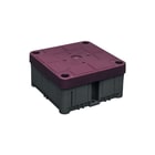 ABB - Hafobox 3640 S Opbouwdoos wand/plafond Kabelds 3640 M Rood Deksel