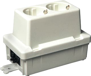ABB - Hafobox 3620 S Contactdooscombinatie 2-V Wcd Gst18 Voeding Trek