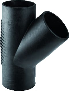 Geberit - Silent-db20 Fitting met 3 aansluitingen Pe Silent T-St 45Gr 56/56