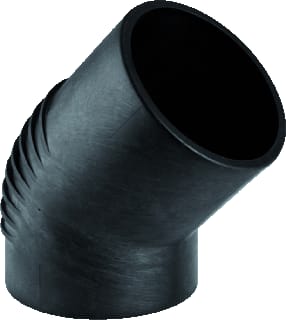 Geberit - Silent-db20 Fitting met 2 aansluitingen Pe Silent Bocht 45Gr 110