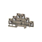 Weidmüller - Verbindingsrijgklem A3T 2.5 Ft-Ft-Pe