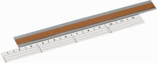 Hager - Univers Tekstschild vr drukknop/signaallamp Codeerstr. Uz005 Se12