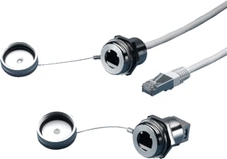 Rittal - SZ PC-kabel Verleng 1M Wandaansl