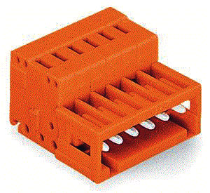 Wago - Kabelconnector v printplaatconnect. kablconn 734-345