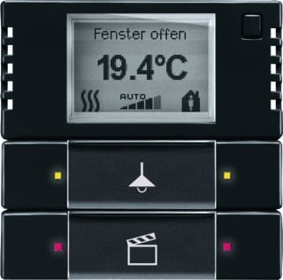 ABB Busch-Jaeger - KNX, Future, Carat Tastsensor bussysteem knx bed elem 2/4v f-antra