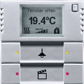ABB Busch-Jaeger - KNX, Future Tastsensor bussysteem Knx Bed Elem 2/4V F-Aluzil