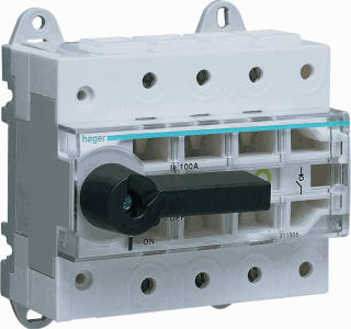 Hager - HA Lastscheider Schakelaar 3P 125A Ha306