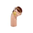 Viega - Profipress G 2626.1 Fitting met 2 aansluitingen Prfi-G Bocht 45Gr Bi X Bu 22Mm