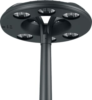 Disano - Disco Straat- en pleinverlichtingsarm. 3334 disco 5 cld grafiet