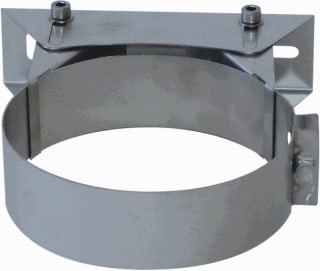 Metaloterm - UE Eenbandsbeugel Dw.Rvs Muurbeug. 200Mm