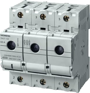 Siemens - NEOZED patroonlastscheider 5Sg7133-8Ba35