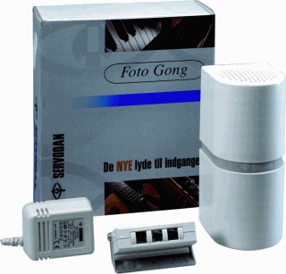 Servodan - Deurbel gong fotogong ir 230v kompleet