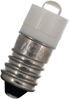 Bailey - Miniature Edison Screw Indicatie- en signaleringslamp e10 led 60v ac/dc wit