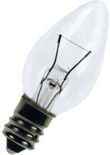 Bailey - Gloeilamp standaard E12 C23X53Mm 12V 3W Hld