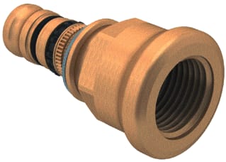Geberit - Mepla Fitting met 2 aansluitingen Overg Nip 20X3/4Bims