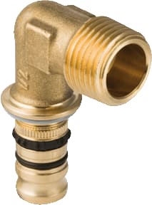 Geberit - Mepla Fitting met 2 aansluitingen Overgbocht 26X3/4Bui