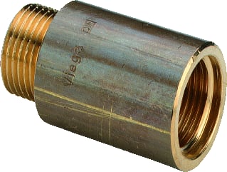 Viega - 1513 Fitting met 2 aansluitingen Kraanverl.St 1/2X10 Mess