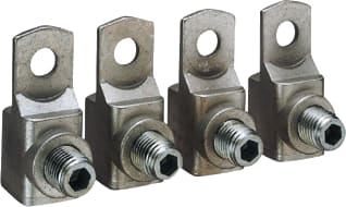 Hager - Toeb./onderd. laagsp.-schakeltechn. Aanslklem 4P 250A Se4