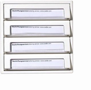 Siedle - TM Mont. toebeh. v deurcommunicatie nmbrd compl smoke 007038