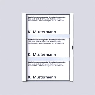Siedle - TM Mont. toebeh. v deurcommunicatie Nmbrd Compl Wt 029046
