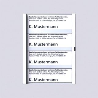Siedle - TM Mont. toebeh. v deurcommunicatie nmbrd compl wt 029050