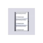 Siedle - TM Mont. toebeh. v deurcommunicatie Nmbrd Compl Zlv 029792