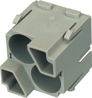 Harting - Contactblok v rechthoekige connect. Contact Conn 09140023001