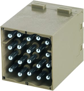 Harting - Contactblok v rechthoekige connect. Ctblincon Eee Mod Male