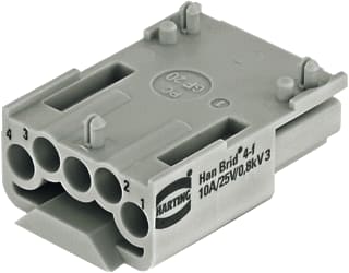 Harting - Contactblok v rechthoekige connect. 09120043101