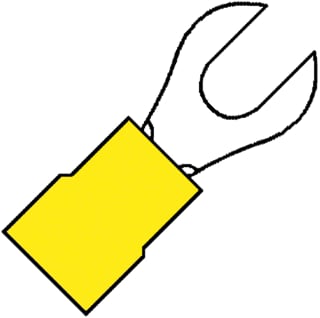 Klemko - A Perskabelschoen voor koperkabel Vorkkabs A4643G6Mm2 Ds100