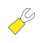 Klemko - A Perskabelschoen voor koperkabel Vorkkabs A4643G6Mm2 Ds100