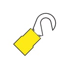 Klemko - A Perskabelschoen voor koperkabel Oogkbsch A4653K6Mm2 Ds100