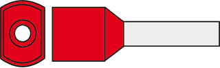 Klemko - DIN Adereindhuls Twin Ader G490Dka-N Zk500