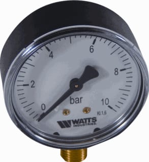 Watts - MR Buisveermanometer Manometer 10Bar Radiaal