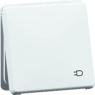 Honeywell Peha - Spatwaterdicht Inbouw Wandcontactdoos (WCD schakelmat.) Wcd Ra 1V Tegel Klapd Lw