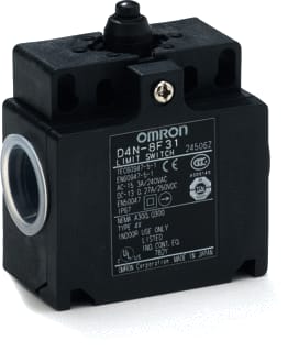 Omron - SAFETY PRODUCTS D4D/N Eindschakelaar Plunjer Vergr 1Nc/1No 10A