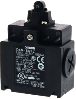 Omron - SAFETY PRODUCTS D4D/N Eindschakelaar Plunj Rol 1Nc/1No 10A