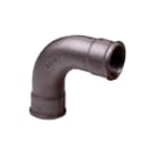 Nefit Industrial - Zwart 2 Fitting met 2 aansluitingen Neft Bocht 1 1/2 Zw