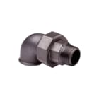 Nefit Industrial - Zwart 98 Fitting met 2 aansluitingen Neft Kniekopp 1 Bibu Zw