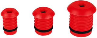 Henco - Afsluitstop voor installatiebuis Afpersplug Rood 20Mm Zk20
