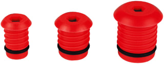Henco - Afsluitstop voor installatiebuis Afpersplug Rood 16Mm Zk20