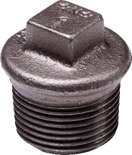 Nefit Industrial - Zwart 290 Fitting met 1 aansluiting Neft Plug 1 +Rand Zw