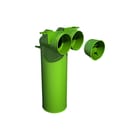 Ubbink - Air Excellent AE34c Vent.adapter (roosteraansl.plenum) Air Exc Ventadap 90